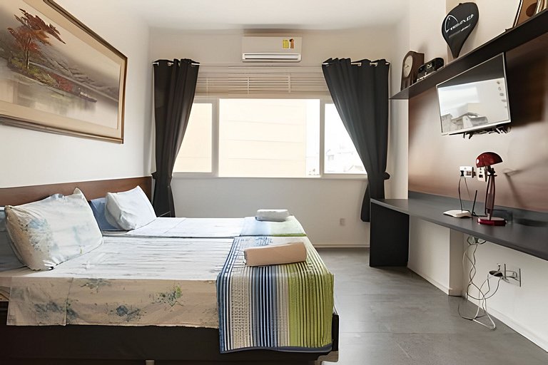 Studio Moderno no Centro do Rio, Próximo à Lapa