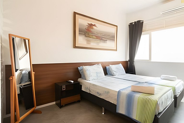 Studio Moderno no Centro do Rio, Próximo à Lapa