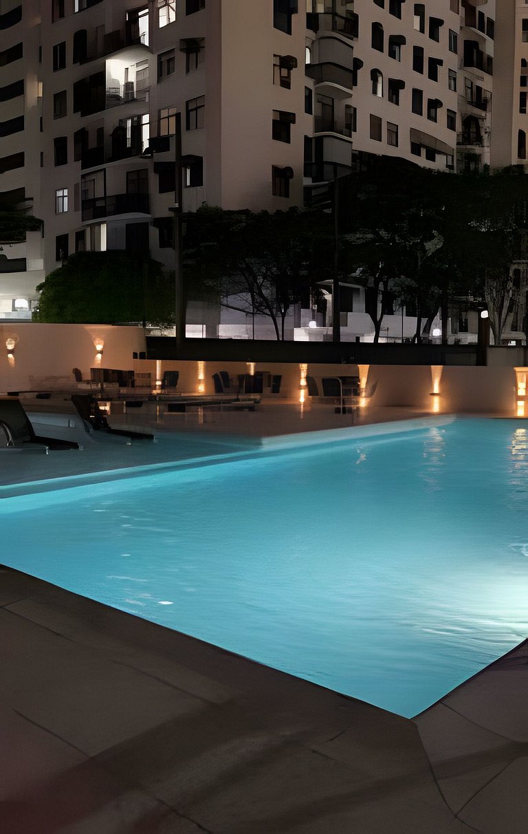 Riocentro e Farmasi com piscina e vaga